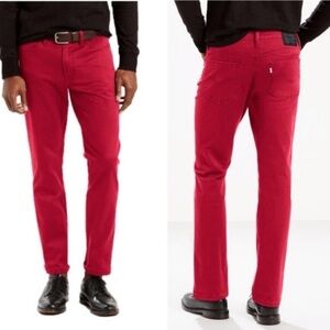 Levi's Red 541 Athletic Fit All Seasons Tech Relaxed Jeans - Size 34x32
